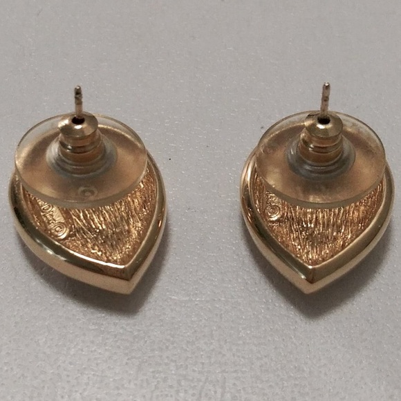 Dìor earrings with Swarovski crystals and amethyst - Picture 2 of 2